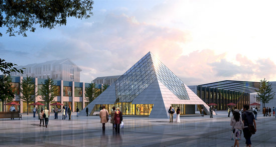 偃师金字塔网架